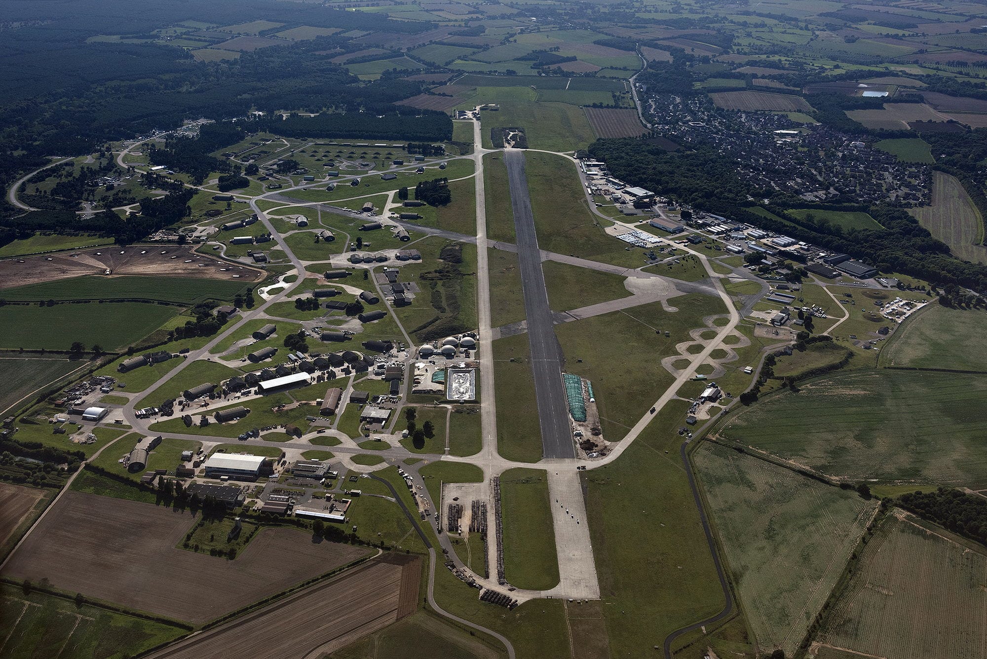 RAF Bentwaters in Suffolk during the Cold War, home to USAF personnel during the 1980 Rendlesham Forest incident