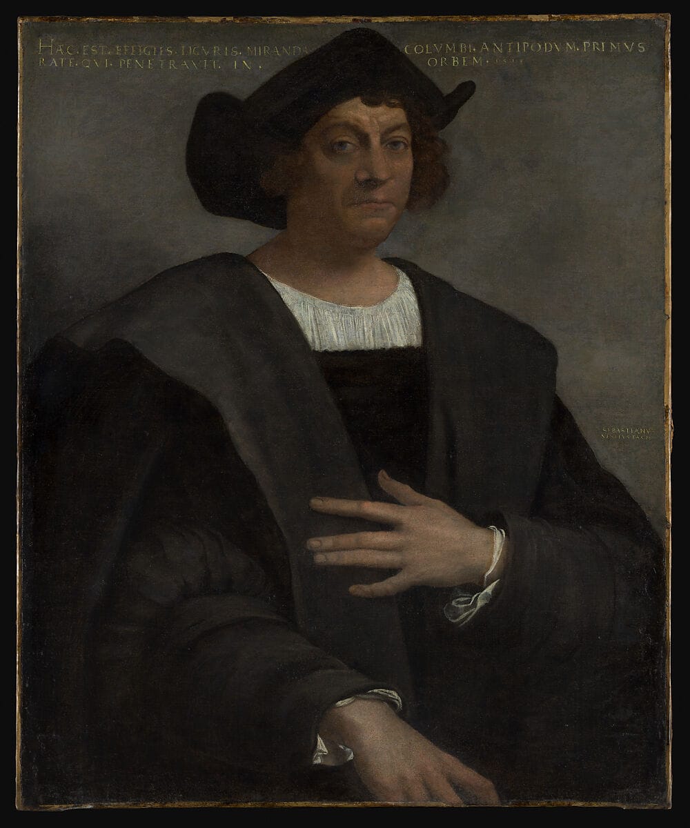 Portrait of a Man Said to be Christopher Columbus, painted by Sebastiano del Piombo in 1519, Metropolitan Museum of Art