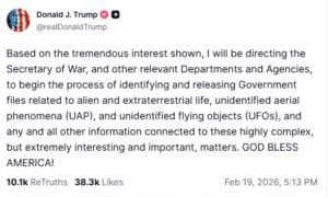 Navy Denies Release of 78 Classified UAP Photographs Despite Calls for Transparency