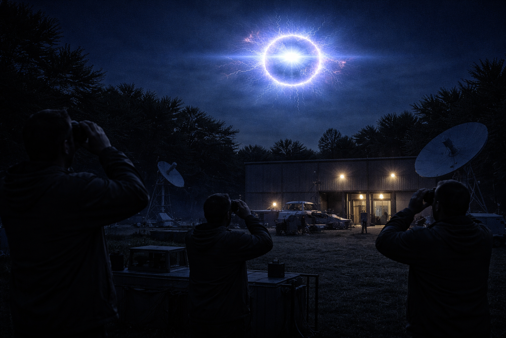 Unidentified Aerial Phenomenon Recorded During Upload Test in Virginia