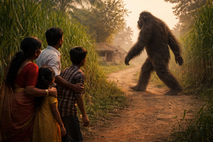 Massive Hairy Biped Spotted Crossing Sugarcane Road in Rural India, Family Story Surfaces After 50 Years
