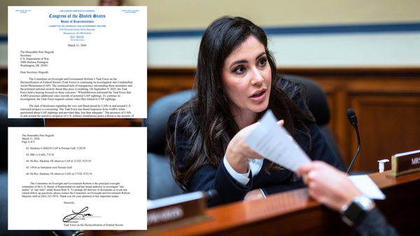 Congress Demands Release of 46 Secret UAP Videos by Mid-April 2026